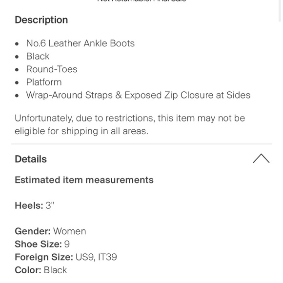 No 6 black clog boots - Picture 5 of 7